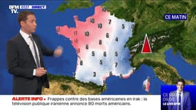 La météo pour ce mercredi 8 janvier 2020