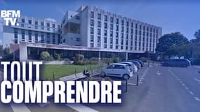 Le centre hospitalier de Lannion où 8 cas du variant "breton" ont été détectés