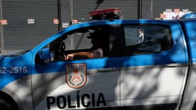 Une voiture de police à Rio de Janeiro, au Brésil, le 9 juin 2015. (Photo d'archive)