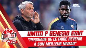 Rennes : "J'étais persuadé de ramener Umtiti à son meilleur niveau" juge Genesio