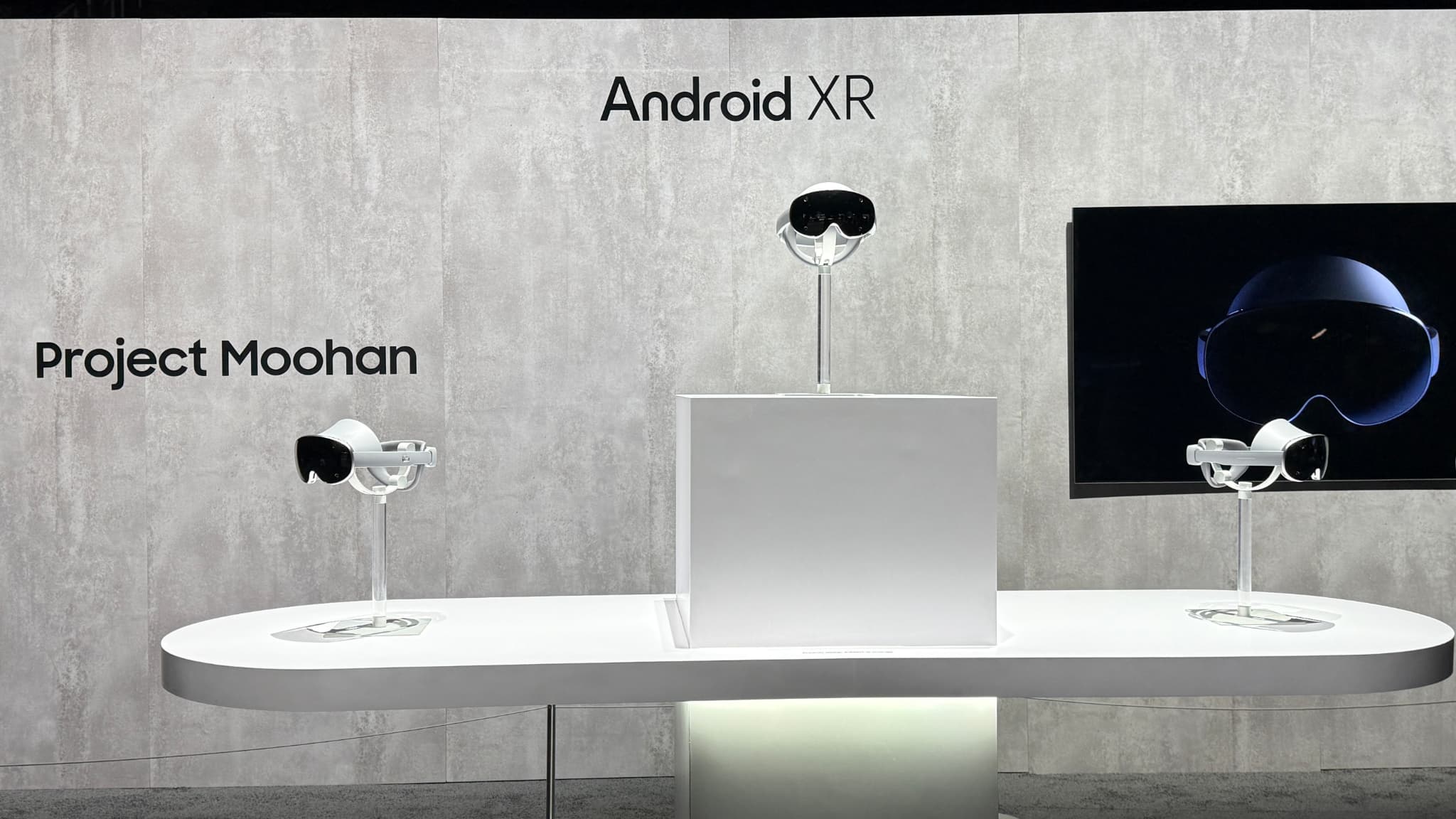 Projet Moohan lors du Galaxy Unpacked de Samsung (janvier 2025°