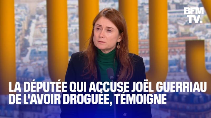 La députée Sandrine Josso, qui accuse le sénateur Joël Guerriau de l'avoir droguée, témoigne sur BFMTV