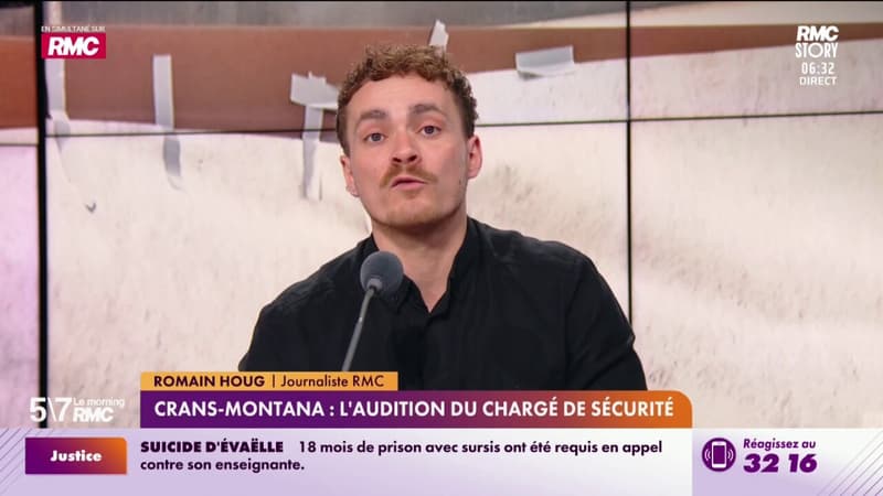 Crans-Montana : l'audition du chargé de sécurité