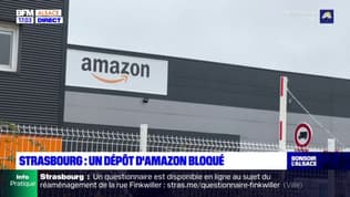 Strasbourg: l'activité d'un dépôt Amazon ralentie par une mobilisation des salariés