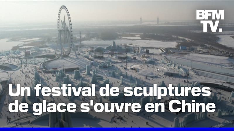 Chine: le célèbre festival de sculptures de glace d'Harbin a ouvert ce week-end