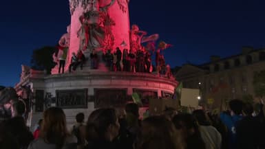 Un rassemblement le dimanche 9 juin 2024 sur la place de la République à Paris.