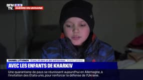 Guerre en Ukraine: des enfants de Kharkiv témoignent 