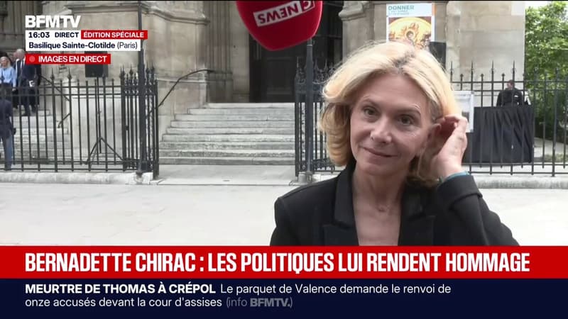 Obsèques de Bernadette Chirac: "C'est une page qui se tourne", déclare Valérie Pécresse
