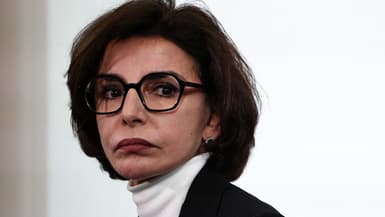 La ministre de la Culture Rachida Dati au Musée du Luxembourg, le 11 mars 2024 à Paris.