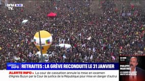 L'intersyndicale divisée sur la perspective de reconduire la grève à partir du 31 janvier