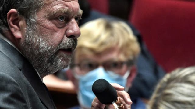 Le ministre de la Justice, Eric Dupond-Moretti, à l'Assemblée nationale à Paris, le 28 juillet 2020
