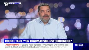 Couple Tapie agressé: selon Stéphane Tapie, "on leur a dit: 'dis-nous où est le coffre ou on te brûle'"