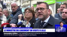 Lille: le ministre du Logement en déplacement ce matin après l'effondrement des deux immeubles