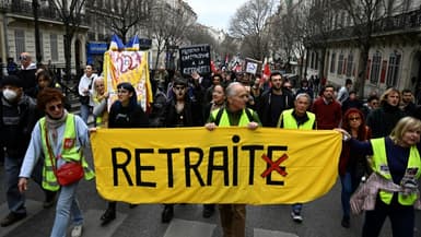 Manifestation contre la réforme des retraites à Marseille le 18 mars 2023