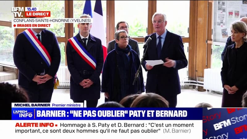 Hommage à Samuel Paty et Dominique Bernard: 