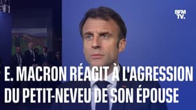 Lors d'un sommet en Islande, Emmanuel Macron réagit à l'agression du petit-neveu de son épouse 