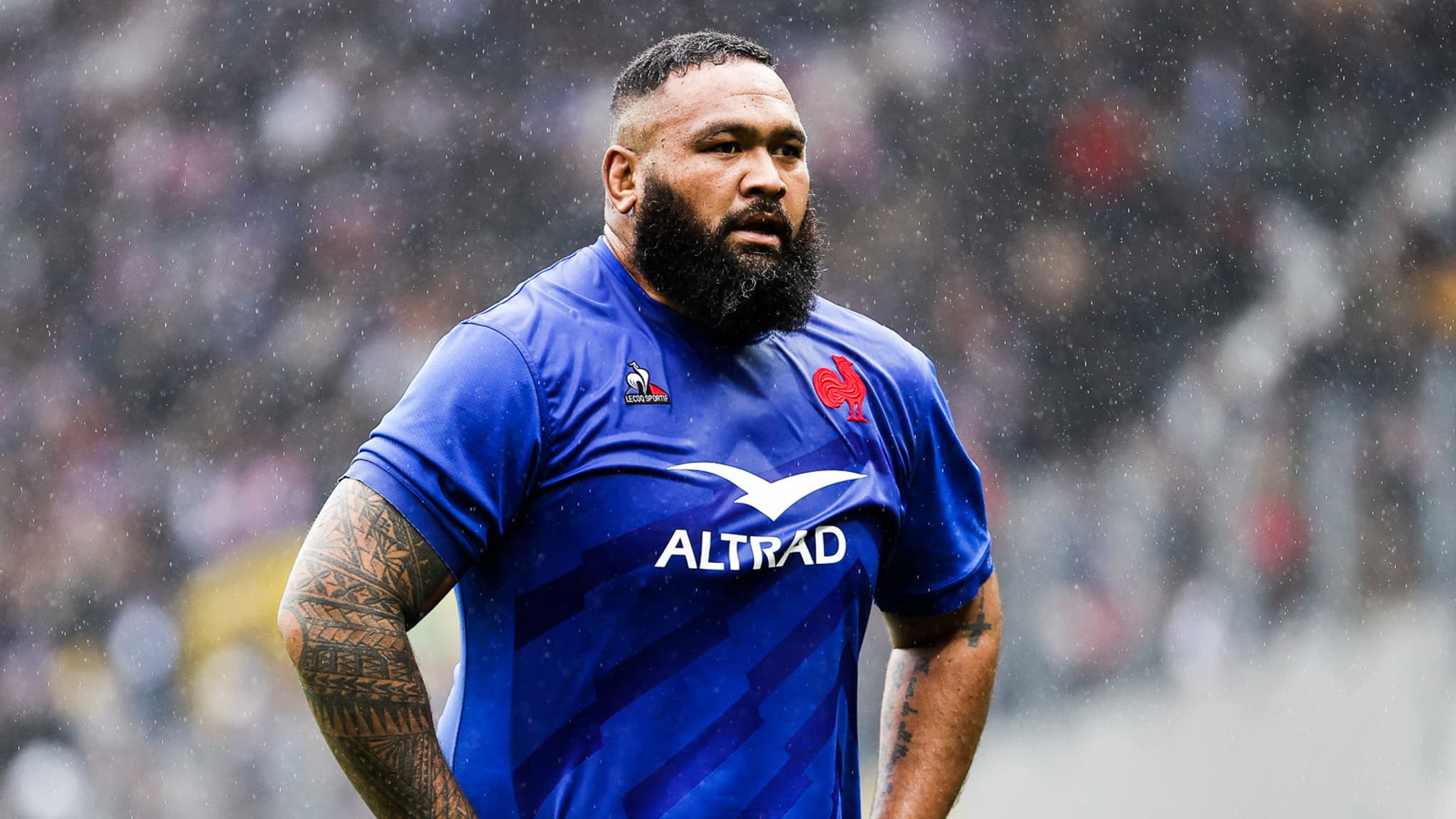 Uini Atonio avec les Bleus en 2022 Uini Atonio avec les Bleus en 2022