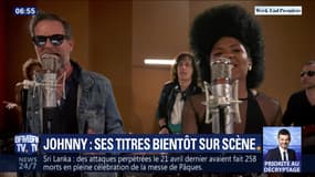 Johnny Hallyday: ses titres bientôt sur scène