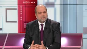 Le ministre de la Justice et garde des Sceaux Eric Dupond-Moretti le 22 novembre 2020 sur BFMTV