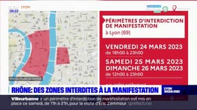 Lyon: plusieurs zones du centre-ville interdites à la manifestation ce week-end