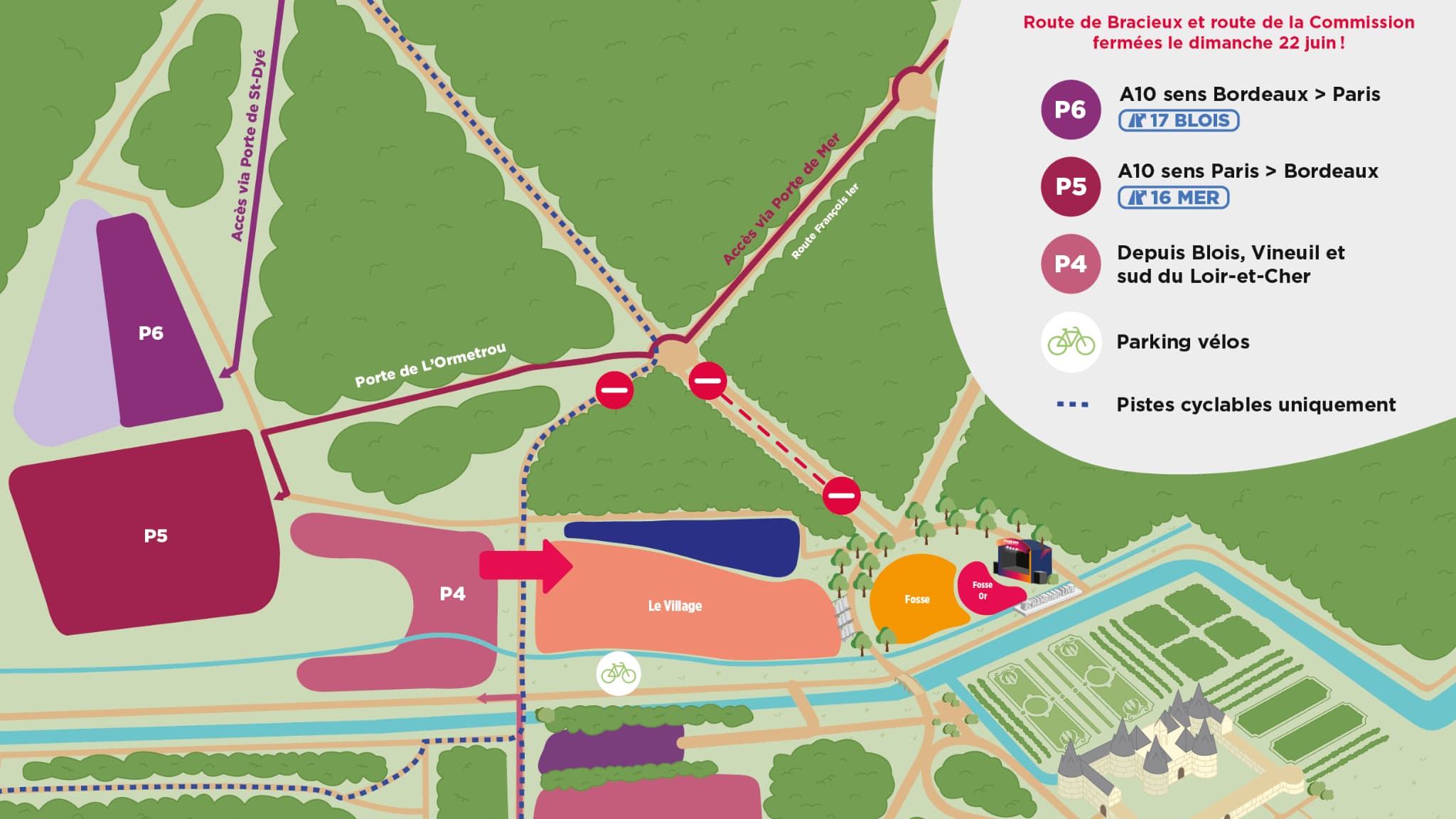 Le plan du festival
