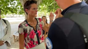 La préfète de police déléguée du 13 Corinne Simon est allée à la rencontre des habitants du quartier de Bel Ombre