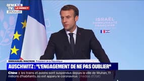 Emmanuel Macron: "L'antisémitisme ne doit pas être uniquement le problème des juifs, c'est d'abord le problème de la République"