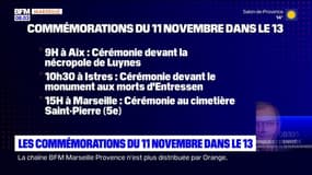 Les commémorations du 11-Novembre dans les Bouches-du-Rhône