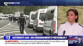 Manifestation contre l'A69: "Les policiers ont été attaqués", affirme Sonia Fibleuil, porte-parole de la Police nationale