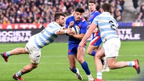 Romain Ntamack contre l'Argentine
