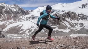 Fernanda Maciel lors de l’ascension de l’Acongagua