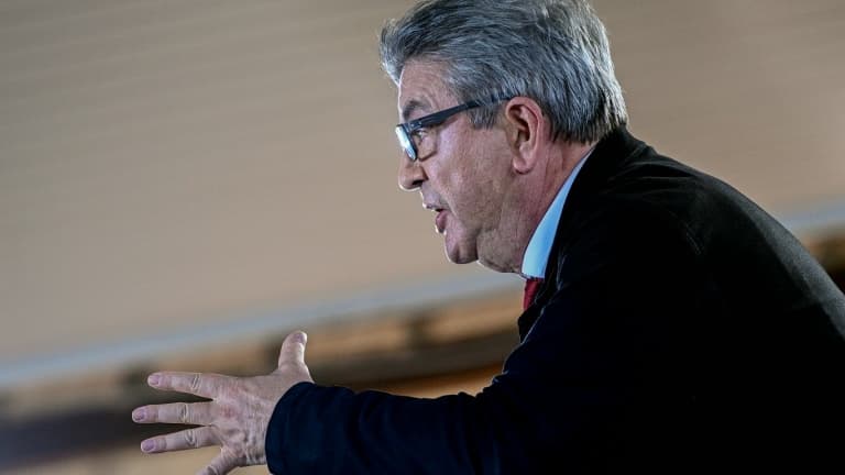 Le candidat des Insoumis à la présidentielle, Jean-Luc Mélenchon.