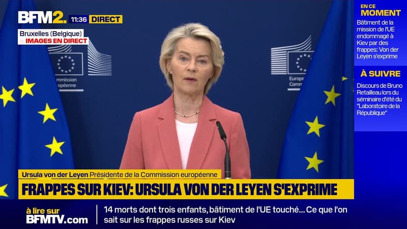 Frappes russes sur Kiev: l'UE veut 