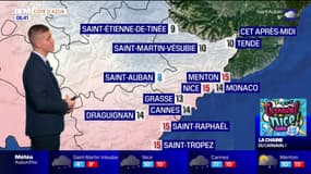 Météo Côte d’Azur: de plus en plus de pluie au fil de la journée, jusqu'à 15°C à Nice
