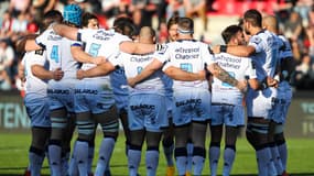 Les joueurs du Montpellier HR, à Toulouse le 23 février 2020