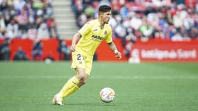 Yeremi Pino sous le maillot de Villarreal.