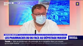 Alpes-Maritimes: le trésorier du syndicat des pharmaciens affirme que ce n'était "plus gérable" de recevoir les enfants cas contacts