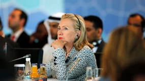 La secrétaire d'Etat américaine, Hillary Clinton, à Istanbul. Les pays de l'Otan et les puissances arabes sont réunis vendredi en Turquie pour une nouvelle réunion du groupe de contact sur la Libye qui intervient à un moment charnière entre absence de pro