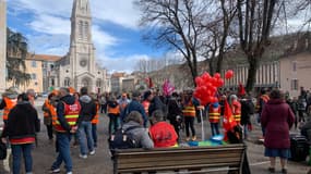 La manifestation à Gap le 11 mars 2023.