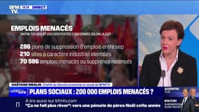 Plans sociaux: selon la CGT, 130.000 à 200.000 emplois sont concernés