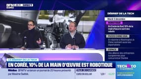 En Corée, 10% de la main d’œuvre est robotique - 03/12