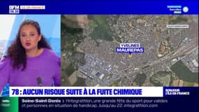 Yvelines: aucun risque suite à la fuite chimique à Maurepas