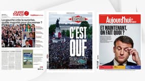 Ouest France, Libération et Aujourd'hui en France