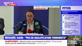 Meurtre d'Aboubakar Cissé: "Le parquet national antiterroriste n'a pas retenu, à ce stade, de qualification terroriste", affirme la procureure de la République de Nîmes
