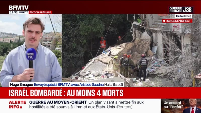 Guerre au Moyen-Orient: le bilan s'alourdi avec 4 morts à Haïfa (Israël)