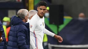 Raphaël Varane et Didier Deschamps en Ligue des nations