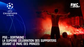 PSG - Dortmund : La superbe célébration des supporters devant le Parc des Princes