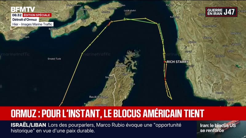Au moins 8 navires ont été refoulés du détroit d'Ormuz selon l'armée américaine