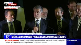 Gérald Darmanin: "Les choses qui se passent en Israël concernent toutes les sociétés occidentales"