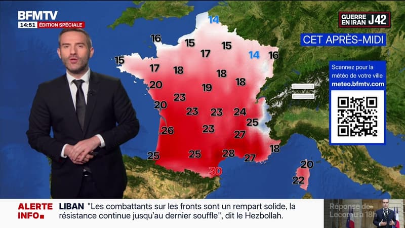 La météo pour ce samedi 11 avril 2026
